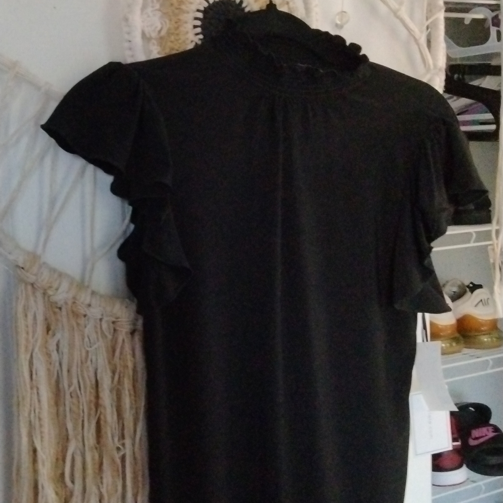 This is a black dress shirt